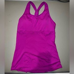 Purple Work Out Bra Tank